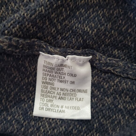 Vintage 90s Latitude By Northern Isles V-Neck Sweater Size XXL Cotton Preppy - Picture 5 of 5